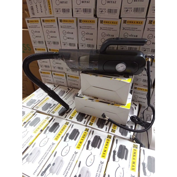 Saatli Kompresör Ve Süpürge Set