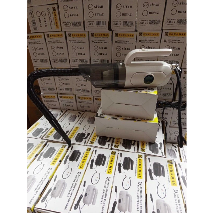 Dijital Kompresör Ve Süpürge Set