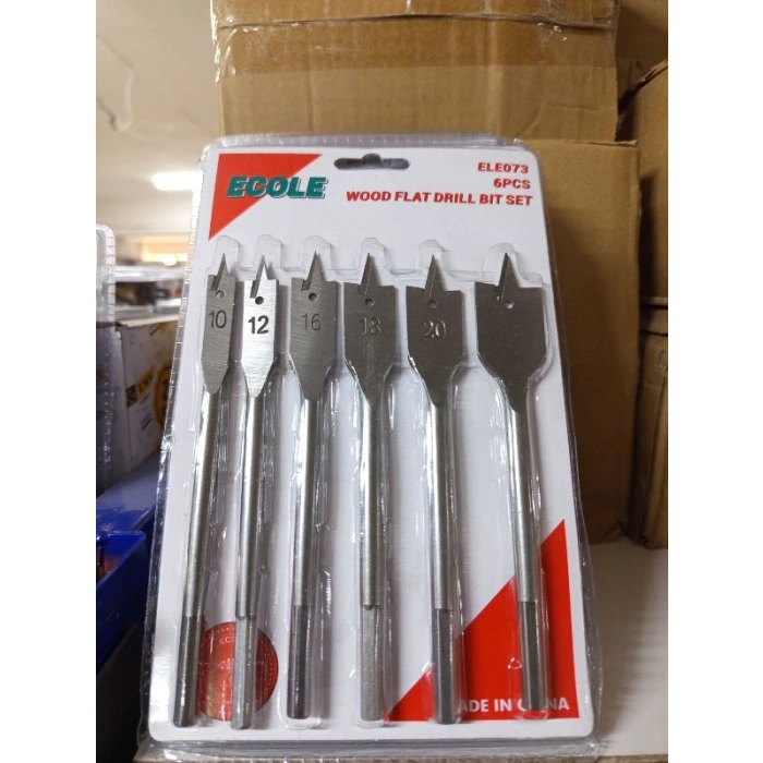 Yaprak Matkap Ucu 6 PCS Ecole ELE073