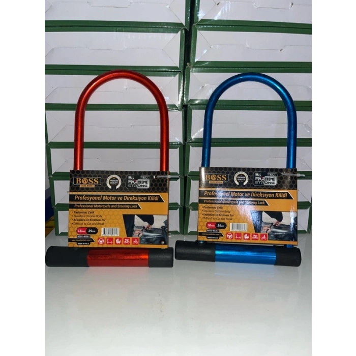 Boss 80361 profesyonel motor ve direksiyon kilidi kl:50 ad