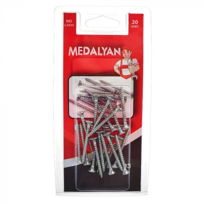 DL-03 3.5X35 SUNTA VİDASI (MEDALYAN SET)  PK:24
