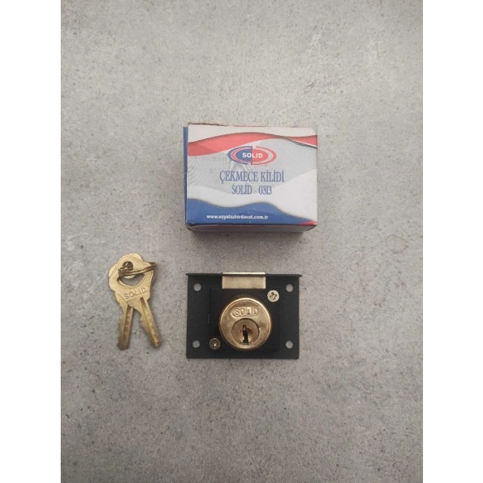 SOLİD 0313 KARE ÇEKMECE KİLİDİ KT:12