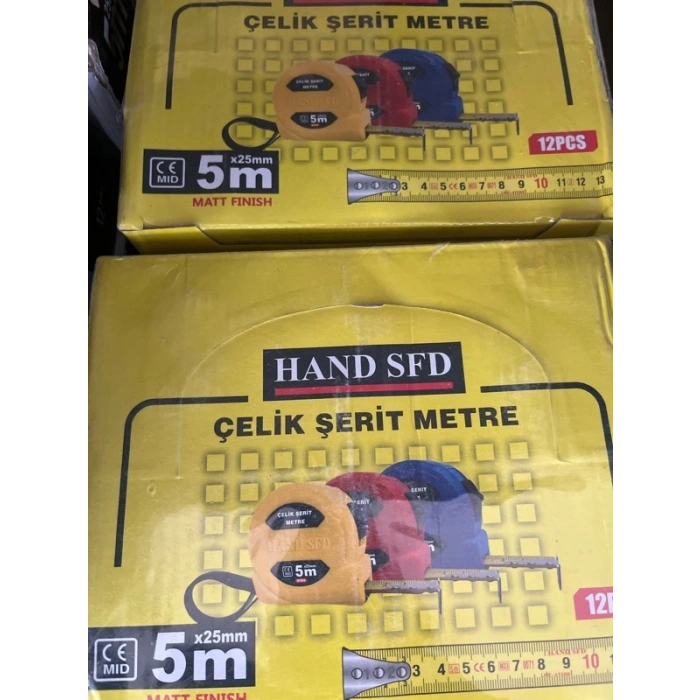 Çelik Şerit Metre 5*25MM