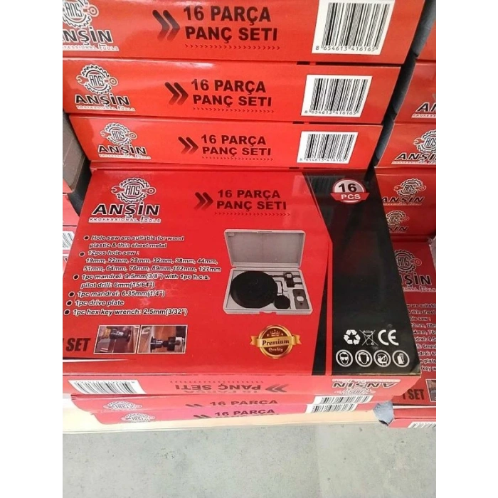 PANÇ SETİ ANŞİN 16 PARÇA