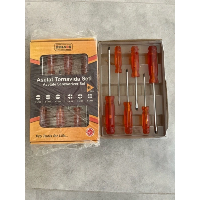 TORNAVİDA SETİ STİLSON KUTULU 6 PARÇA