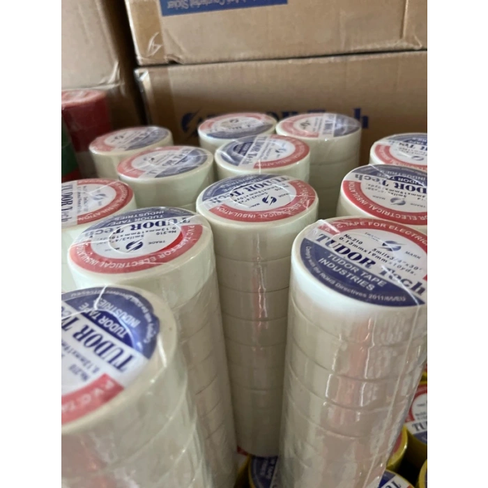 TUDOR ELEKTRİK BANT BEYAZ PK:10 AD KL:500 AD