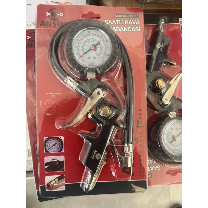 ANŞİN ANS-16 SAATLİ HAVA TABANCASI LASTİK ŞİŞİRME