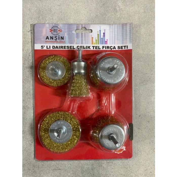 5li Küp Fırça Seti ANŞİN