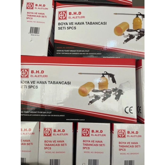 BOYA VE HAVA TABANCA SETİ 5 PARÇA BHD00243