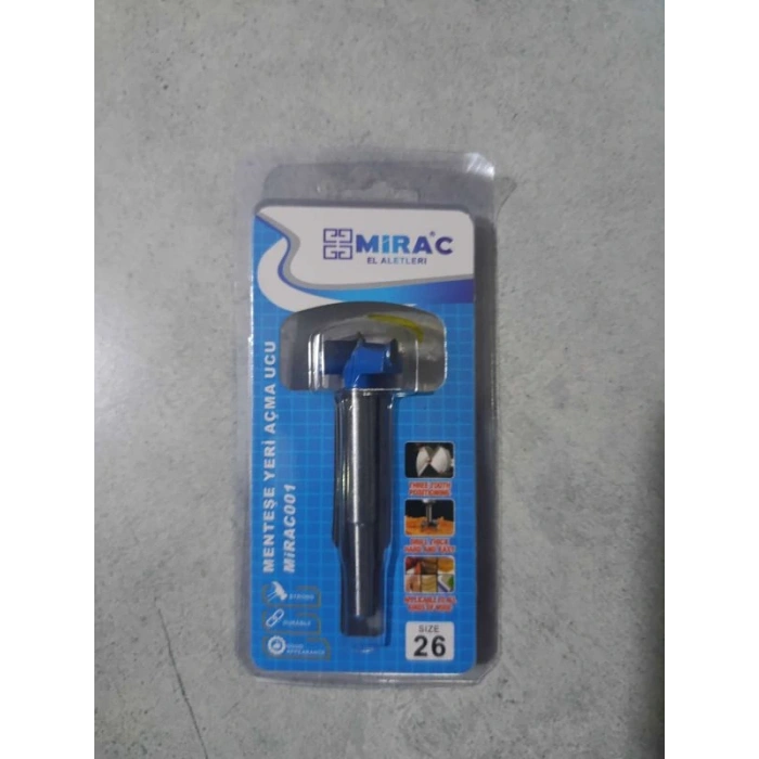 Menteşe Yeri Açma Ucu 26MM Miraç
