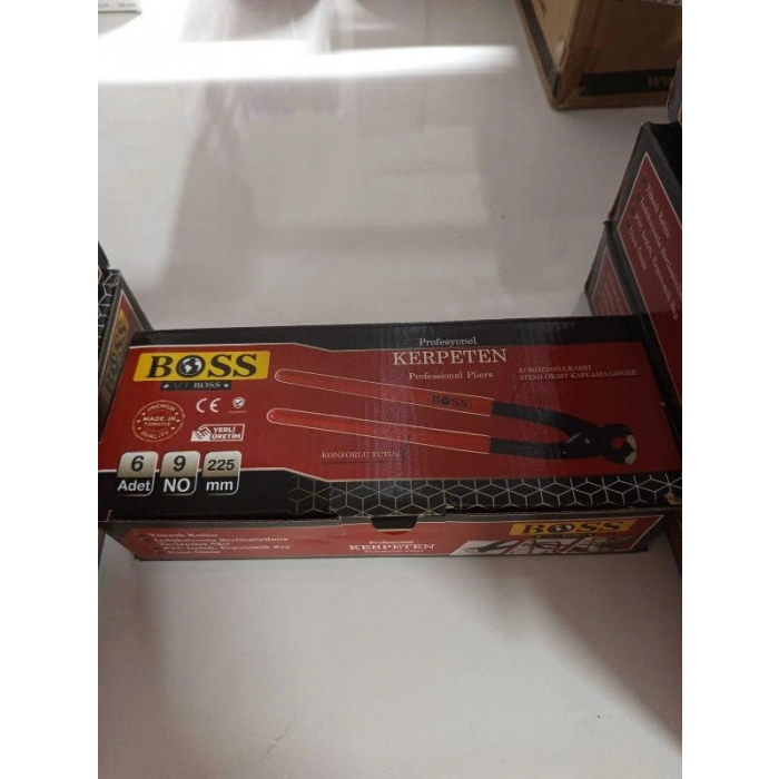 BOSS-85575 KERPETEN 225MM NO:9
