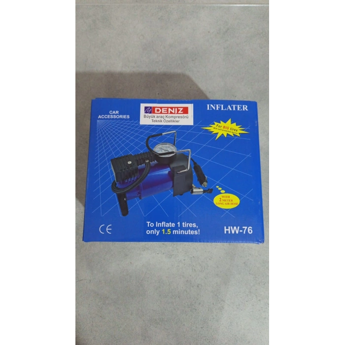 Hava Kompresörü Tek Piston Çakmaklık HW-76