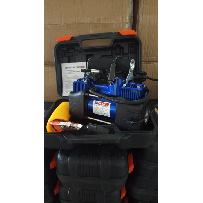 Hava Kompresörü Çift Piston Çakmaklık HW-76