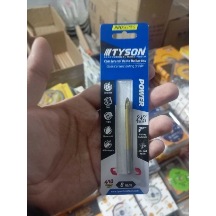 Cam Seramik Delme Matkap Ucu 6MM TYS9083