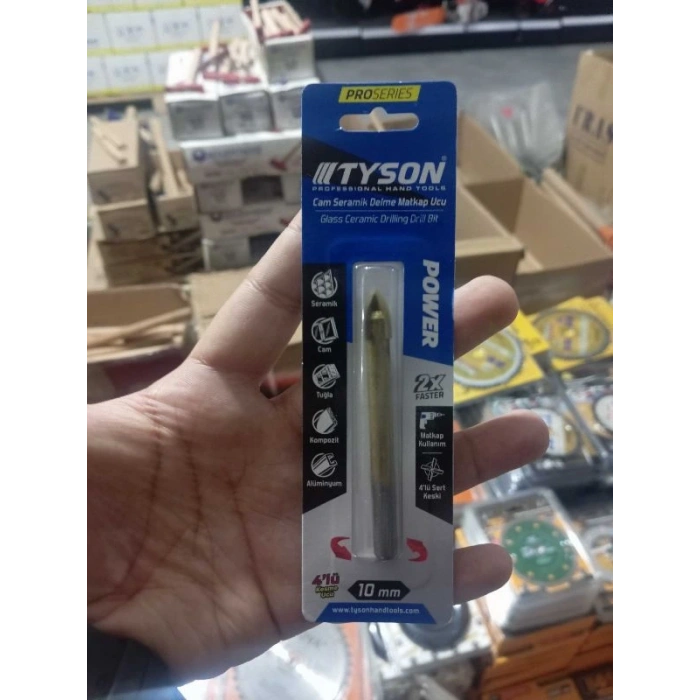 Cam Seramik Delme Matkap Ucu 10MM TYS9086