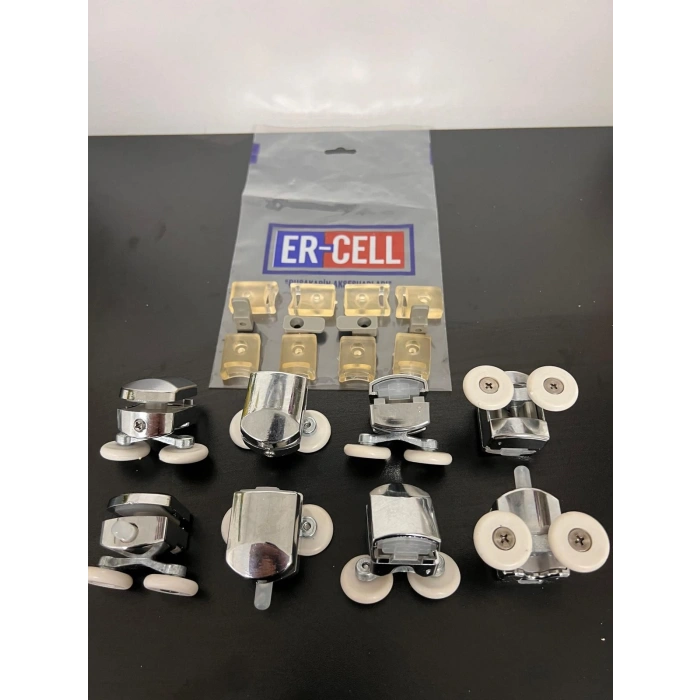 Duşakabin Tekerliği Krom Takım Bilyesiz Teker