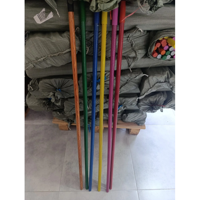 Renkli Ahşap Fırça Sapı 120 CM KP-502