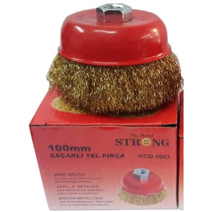 Saçaklı Çanak Fırça 100MM SFD