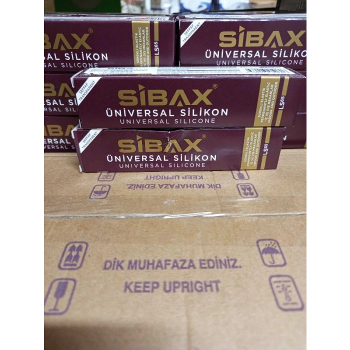 SİBAX TÜP SİLİKON 40ML ŞEFFAF KUTULU LS65