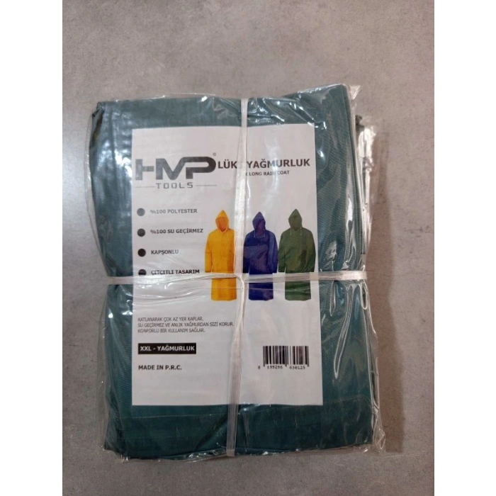 HMP LÜKS YAĞMURLUK YEŞİL XXL ÇITÇITLI