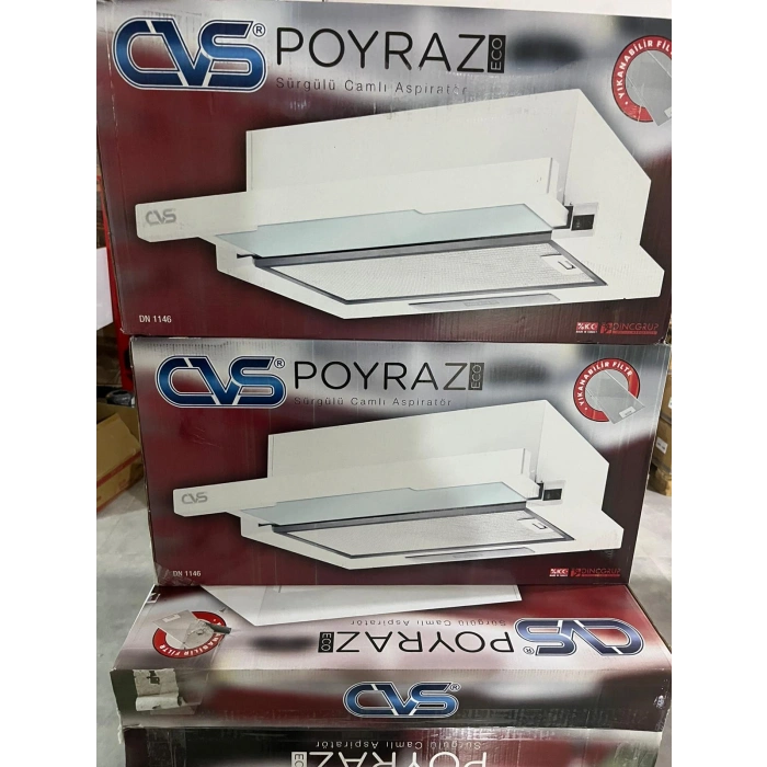 Sürgülü Camlı Aspiratör CVS