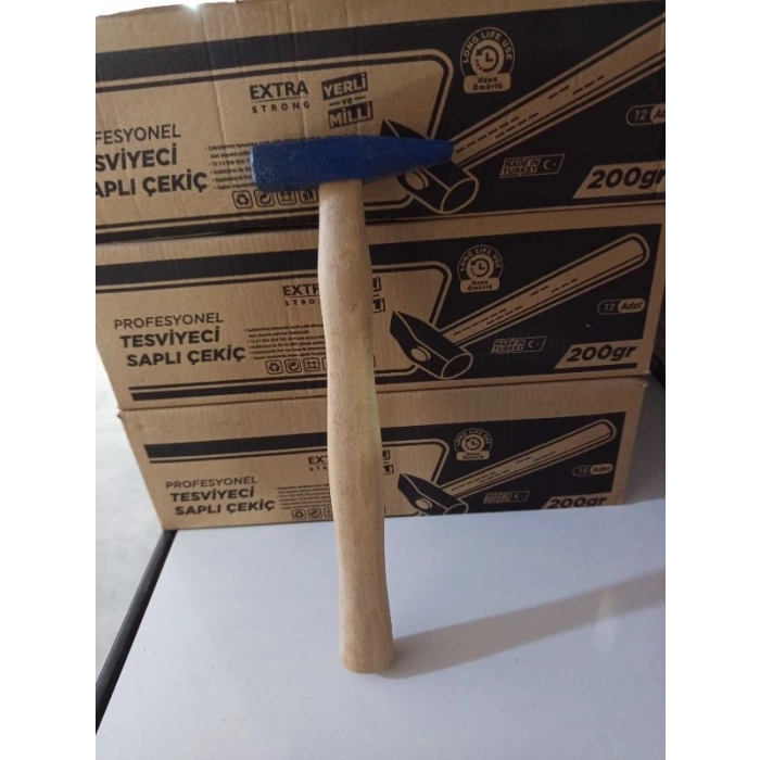 Tesviyeci Çekiç Ağaç Saplı 200GR