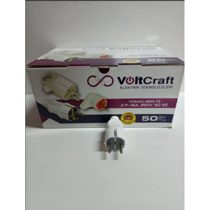 TOPRAKLI ERKEK FİŞ PLASTİK BEYAZ