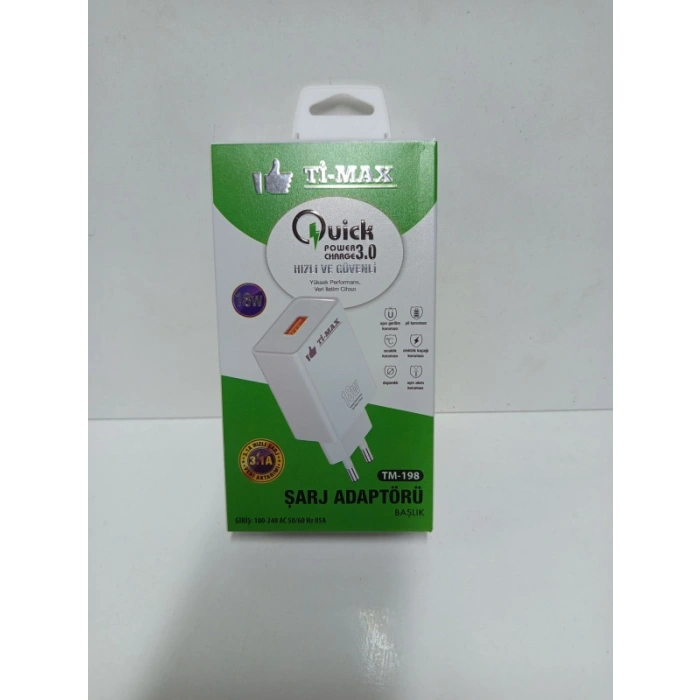 Şarj Başlığı 18W TM-198