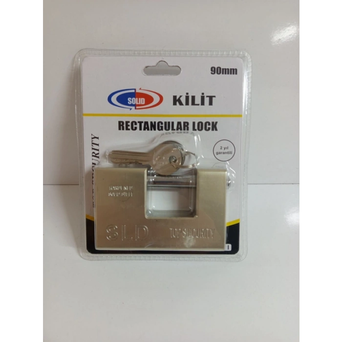 90MM Yassı Kayar Milli Asma kilit