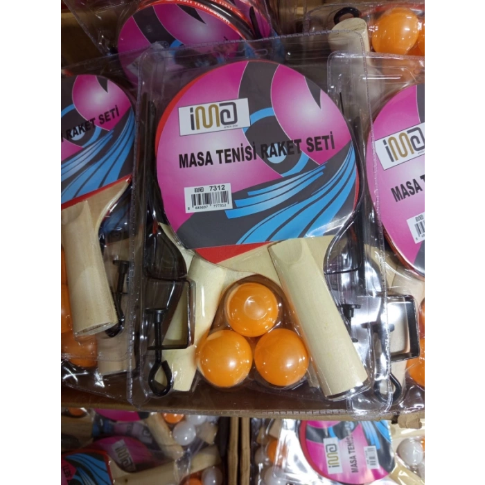 Masa Tenisi Raket Seti Fileli İMA-7312