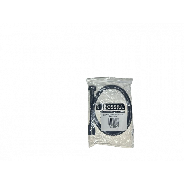 Siyah Eko Robot Duş Hortumu 60CM