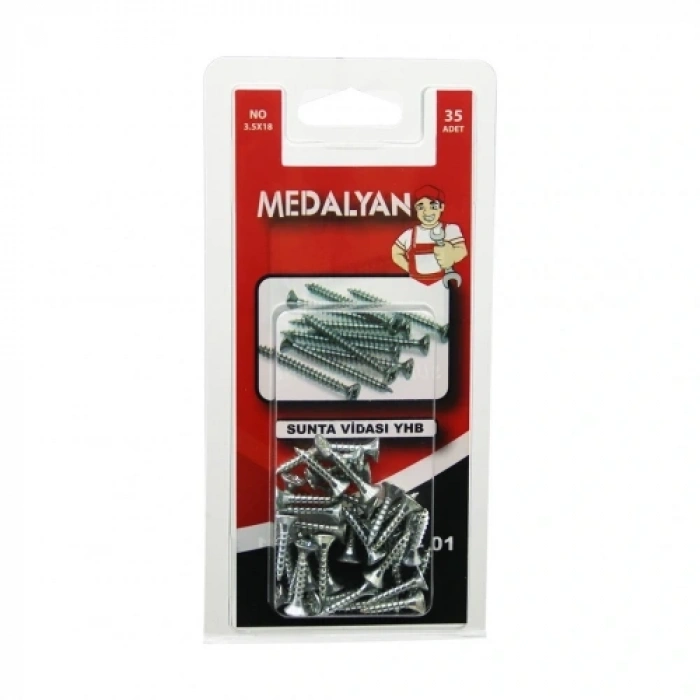 DL-01 3.5X18 SUNTA VİDASI (MEDALYAN SET)  PK:24