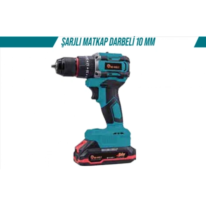 Şarjlı Matkap Darbeli Kömürsüz 10MM 24V PRT056