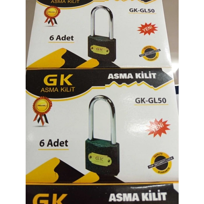 50MM Gri Uzun Asma Kilit GK-GL50