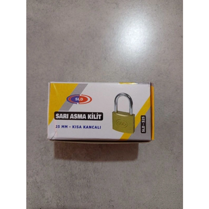 SOLİD SLD-S25 25MM SARI ASMA KİLİT