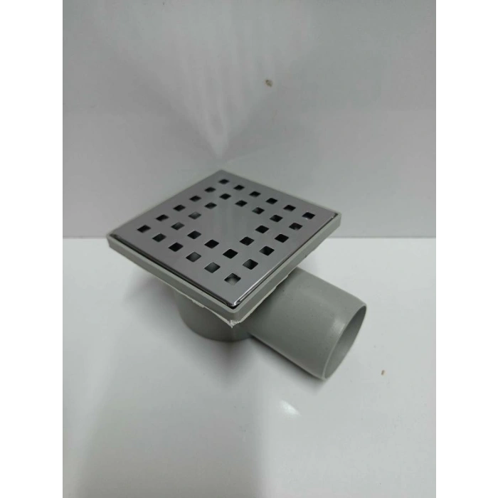 Yer Süzgeci Yandan Çıkışlı 10*10 Ø50 Krom