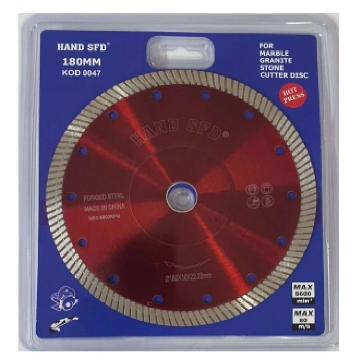 180 MM DÖVME ÇELİK TURBO GRANİT MERMER KESME