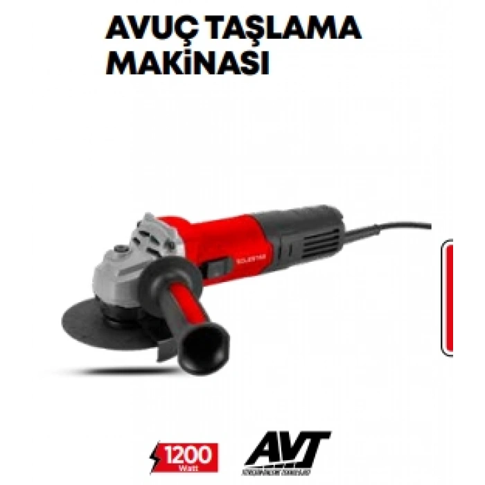 AVUÇ TAŞLAMA MAK. 115MM 1200W STR-1947