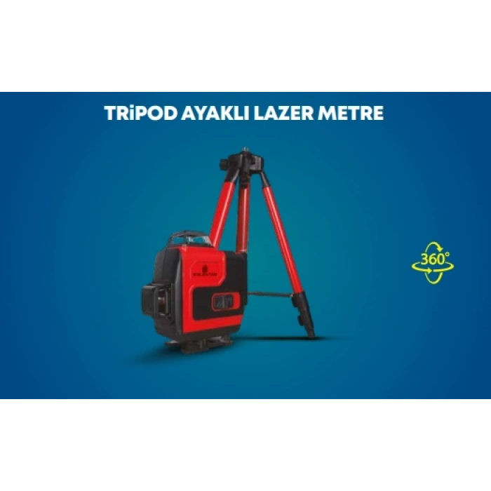 TRİPOD AYAKLI LAZER TERAZİ 4GÖSTERGE/16LENS KL:5 AD SOLE STAR