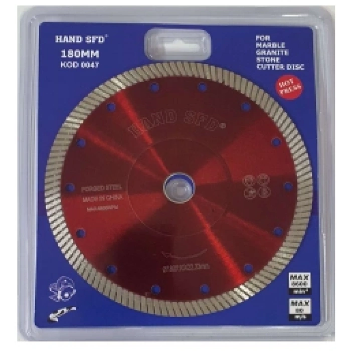 180 MM DÖVME ÇELİK TURBO GRANİT MERMER KESME