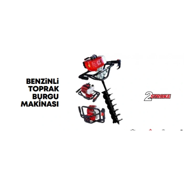 STR-1941 BENZİNLİ TOPRAK BURGU MAKİNASI 52CC 1 KOLİ:1 A