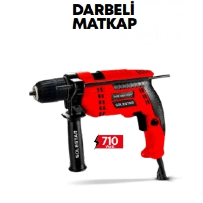 STR-1908 DARBELİ MATKAP 13MM- 710 WATT 1 KOLİ:10 ADET