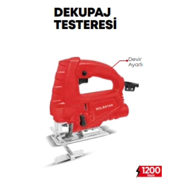 STR-1912 DEKUPAJ TESTERESİ 65MM-800WATT 1 KOLİ:10 ADET