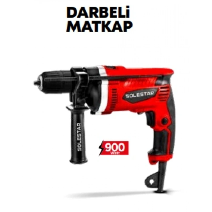 STR-1909 DARBELİ MATKAP 13MM- 900 WATT 1 KOLİ:10 ADET
