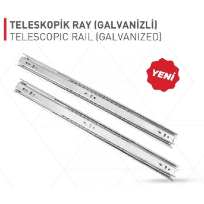 Teleskopik Ray Galvanizli 43X35 (2Li)