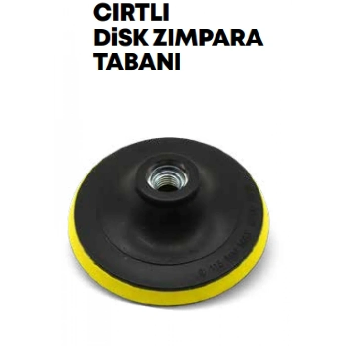 Cırtlı Disk Zımpara Tabanı 180 MM STR-1401