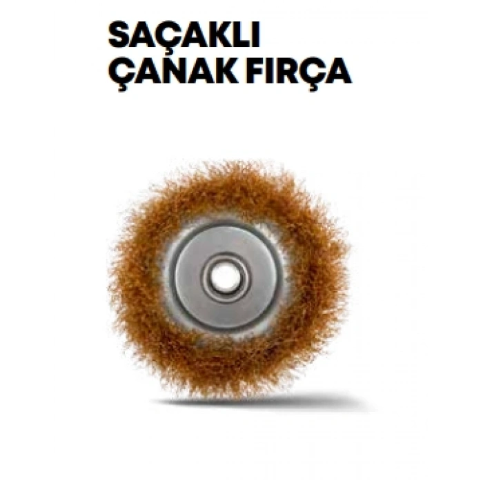 Saçaklı Çanak Fırça 75 MM STR-1091