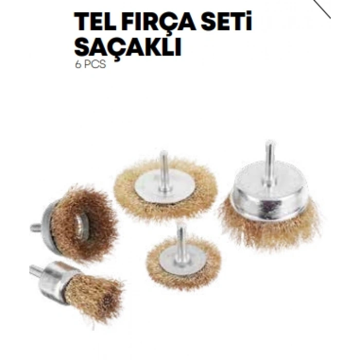 Tel Fırça Seti Saçaklı 6 PCS STR-1096