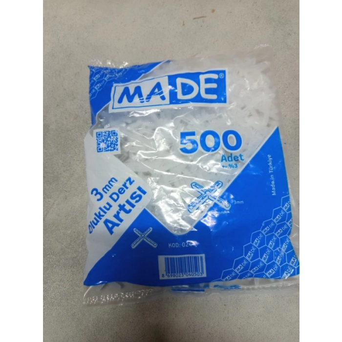 Oluklu Derz Artısı 3MM (500 Adet)