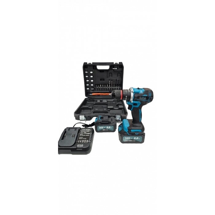 Akülü Darbeli Kömürsüz Matkap 36V 5 AH